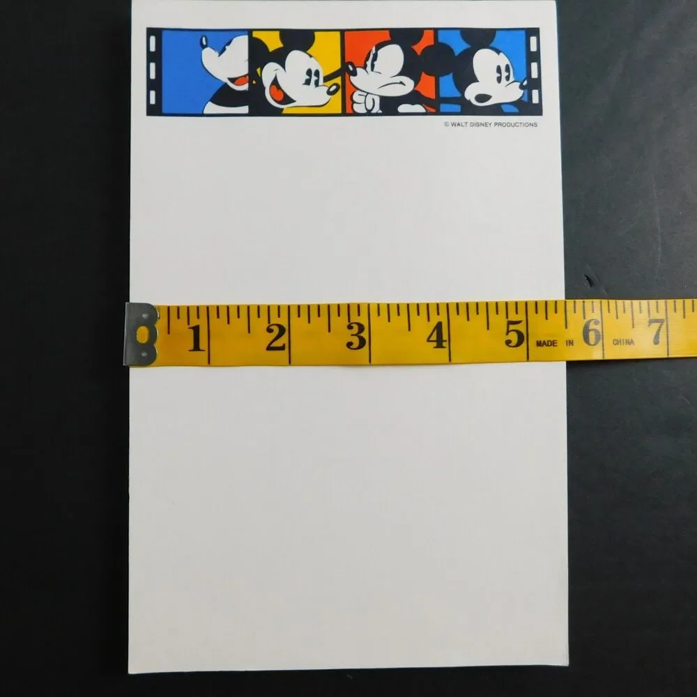 Walt Disney Mickey Mouse Notepads Lot of 4, Contempo, WD World Ears, Stationery